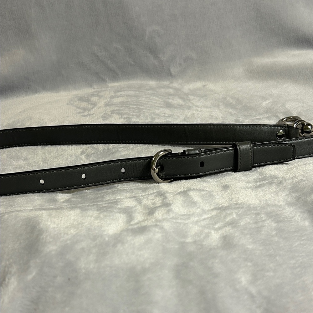 Coach Gray Leather Purse Strap - Picture 3 of 5